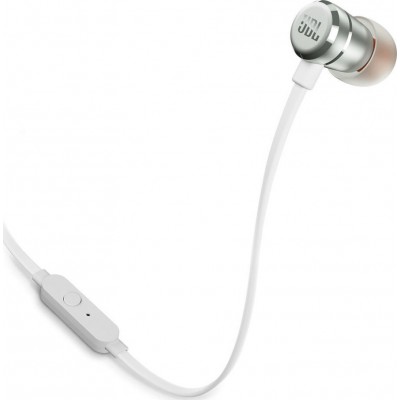 JBL T290 In-ear Handsfree με Βύσμα 3.5mm Ασημί